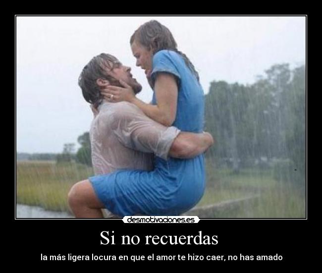 Si no recuerdas -