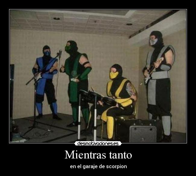 Mientras tanto - en el garaje de scorpion