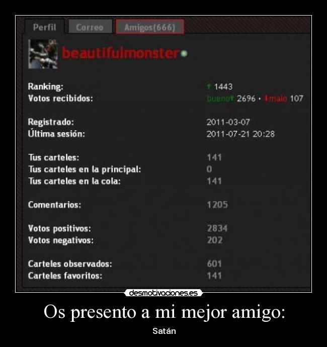 Os presento a mi mejor amigo: - Satán
