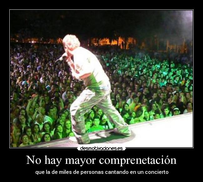 No hay mayor comprenetación - 
