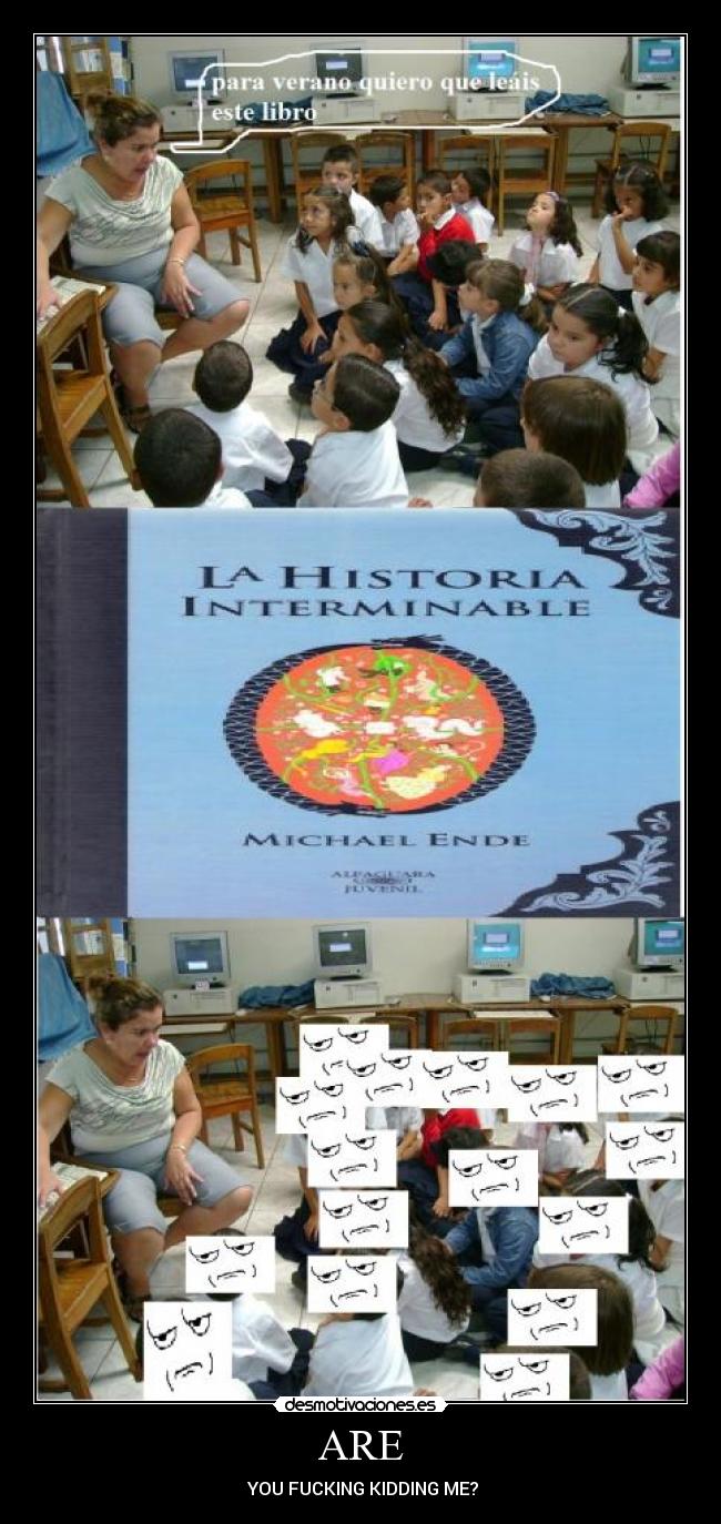 ARE -  YOU FUCKING KIDDING ME?