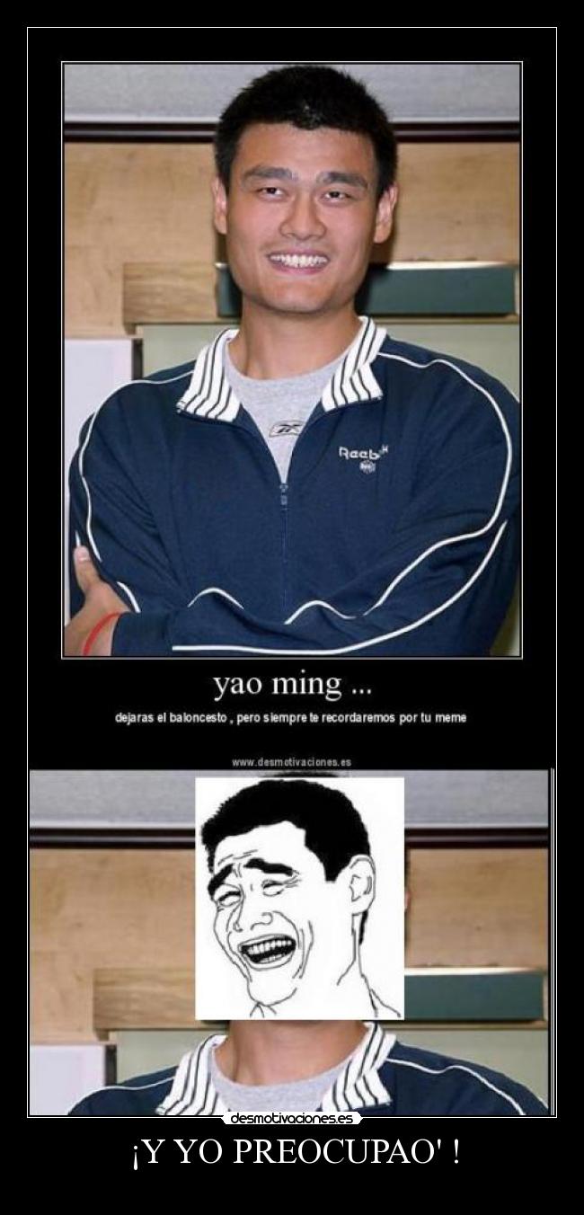 ¡Y YO PREOCUPAO ! -