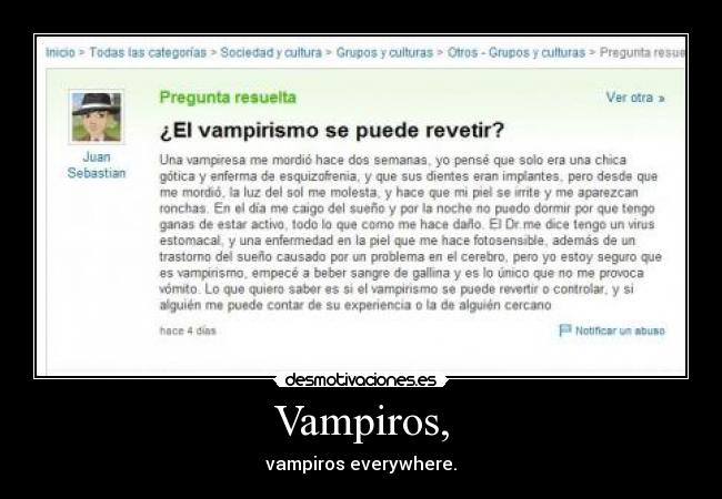 Vampiros, -