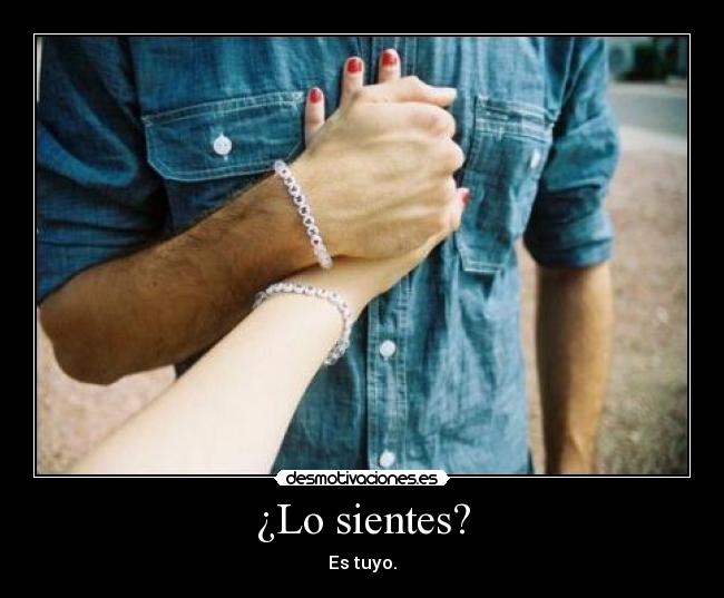 ¿Lo sientes? - 