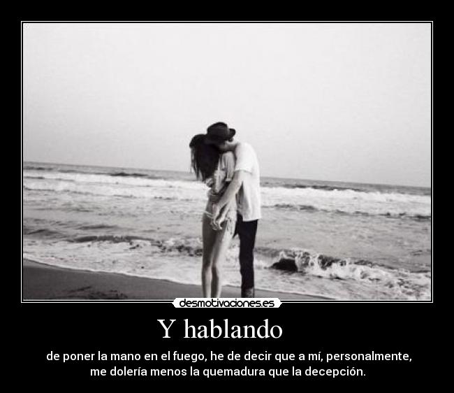 Y hablando   - 