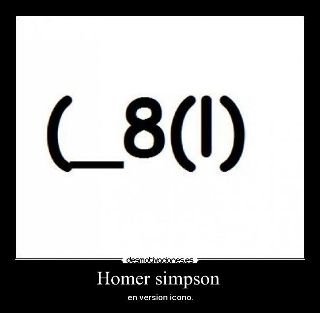 Homer simpson  - en version icono.