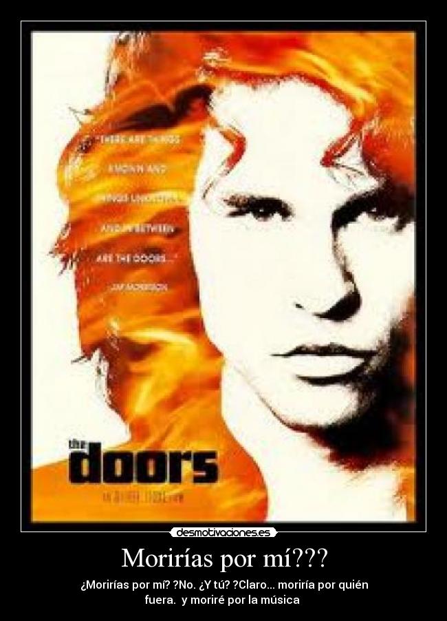 Morirías por mí??? -