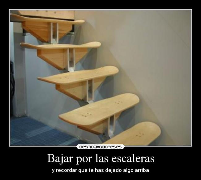 Bajar por las escaleras -
