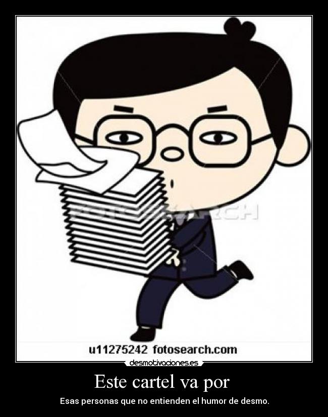 Este cartel va por  - 