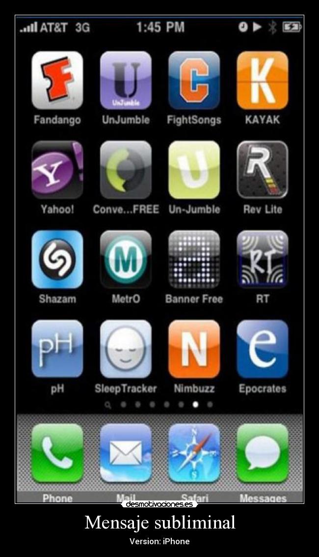 Mensaje subliminal -