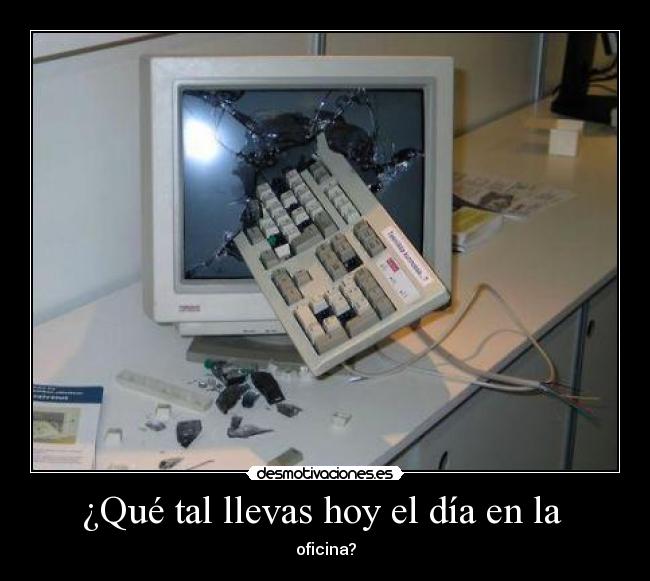 ¿Qué tal llevas hoy el día en la -