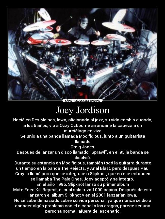 Joey Jordison - 