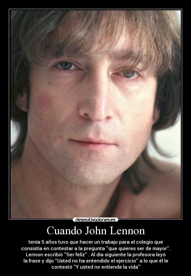 Cuando John Lennon - 
