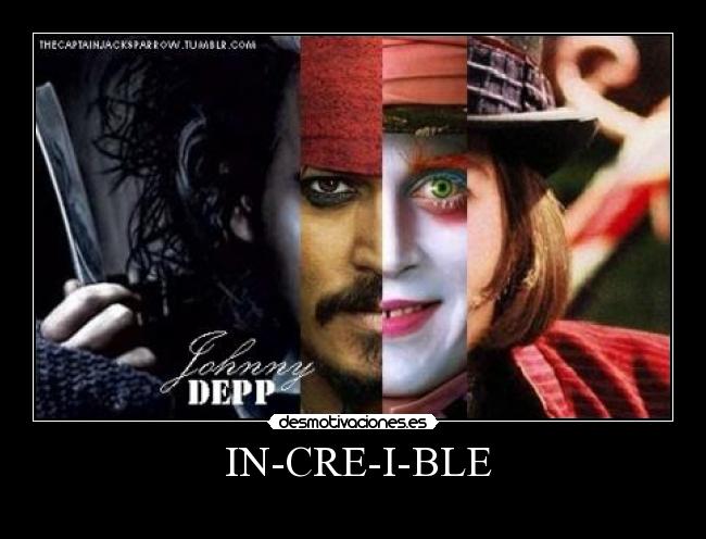 carteles johnny depp eduardo manostijeras jack esparrow alicia desmotivaciones