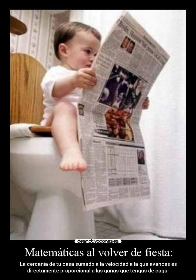 carteles fiesta cagar desmotivaciones