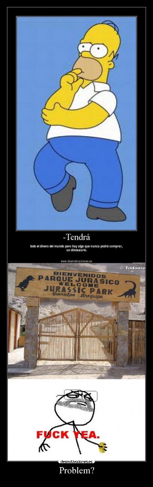 carteles fuck yeah parque jurasico jurassic park desmotivaciones