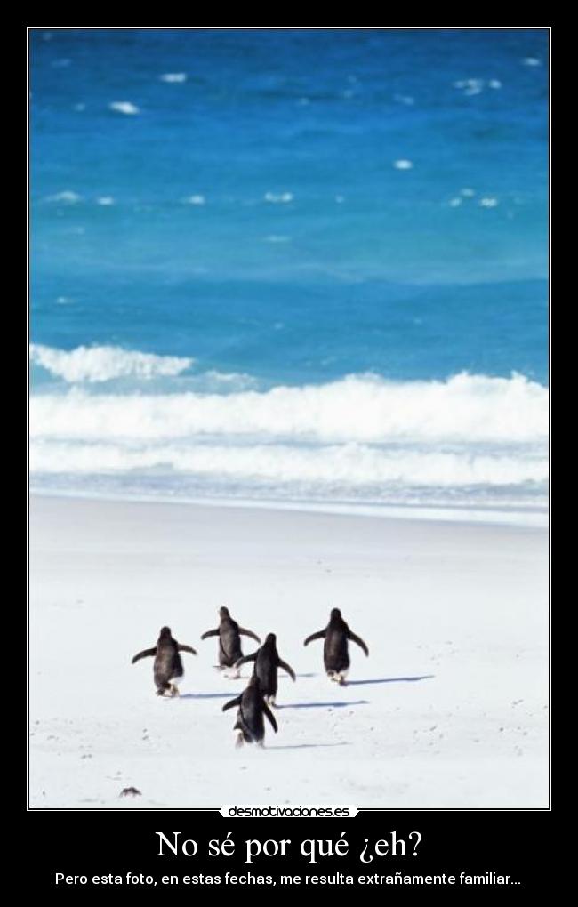No sé por qué ¿eh? -