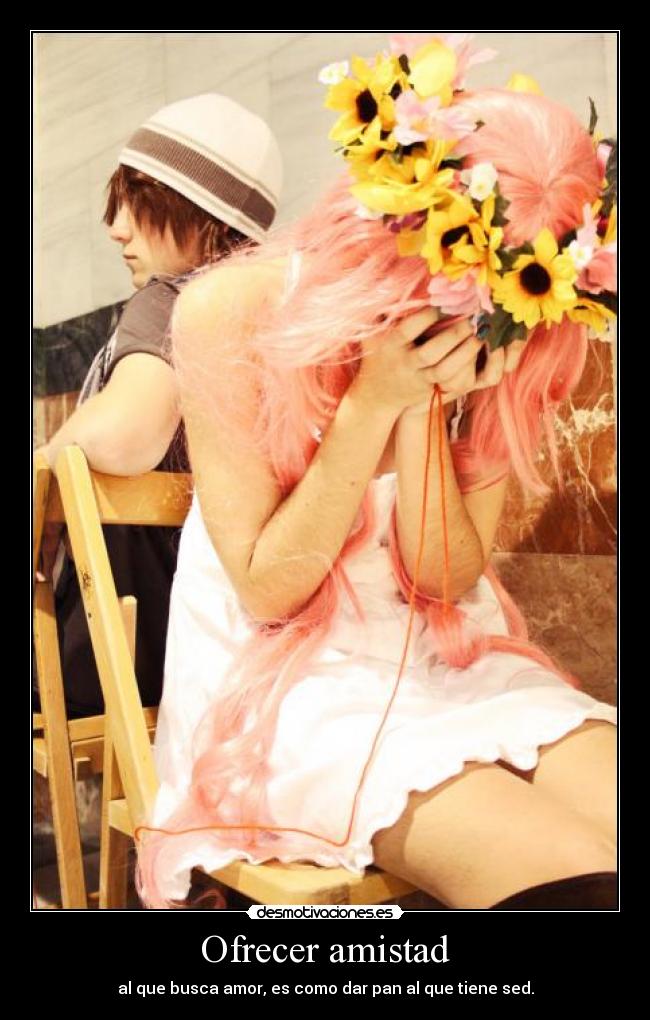 Ofrecer amistad -