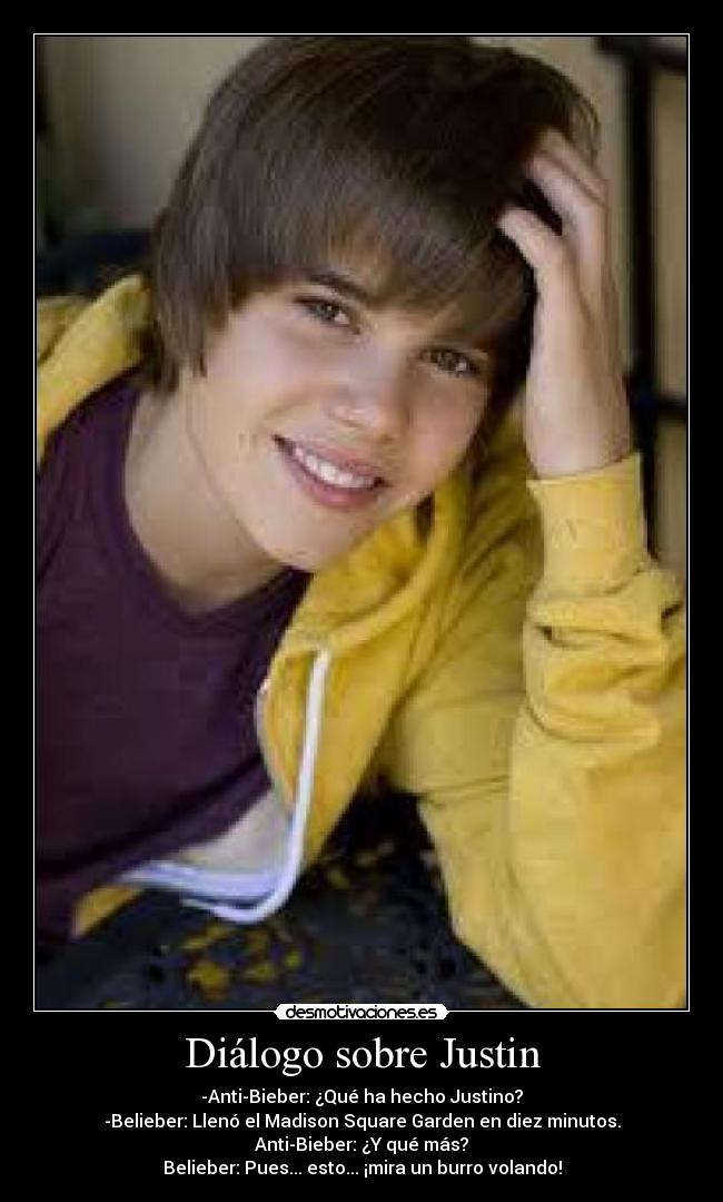 Diálogo sobre Justin -