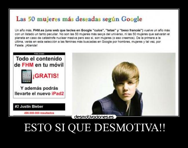 ESTO SI QUE DESMOTIVA!! -