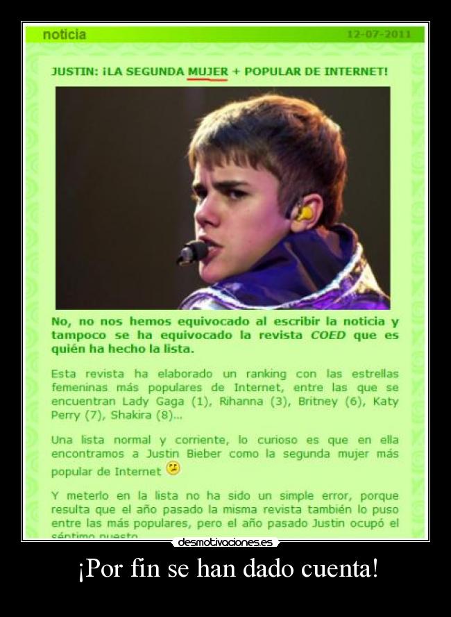 ¡Por fin se han dado cuenta! - 