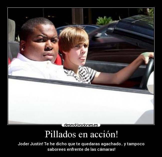 Pillados en acción! -