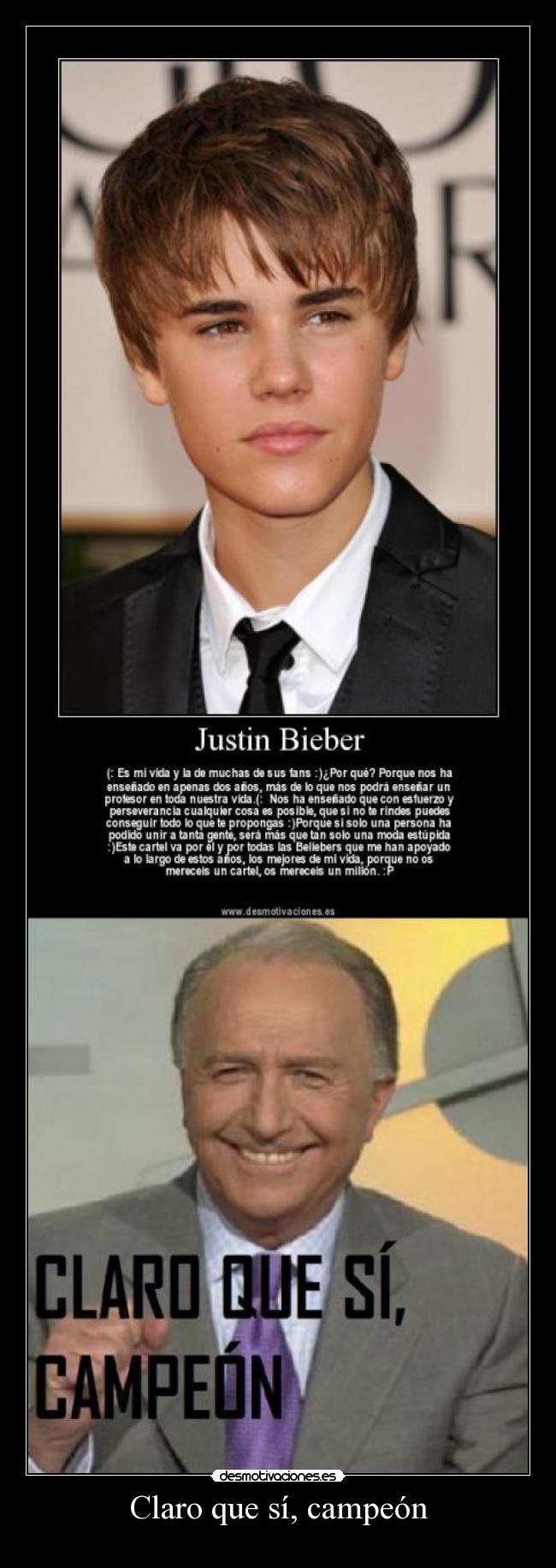 Claro que sí, campeón - 
