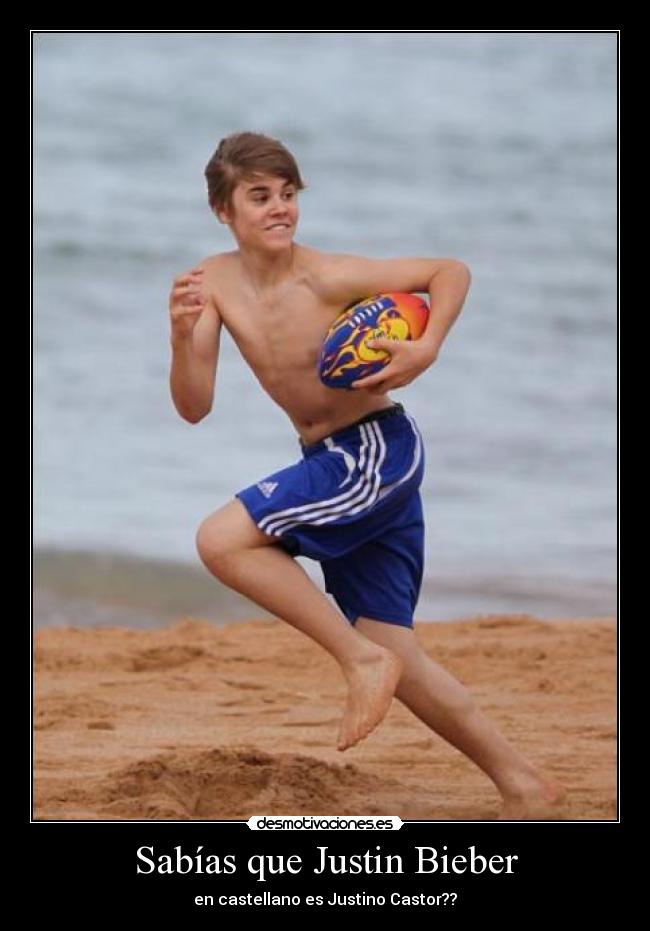 Sabías que Justin Bieber -