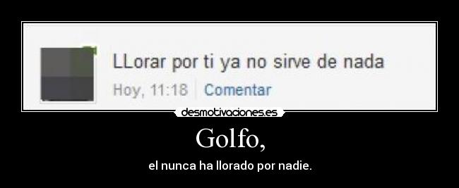 Golfo, - 