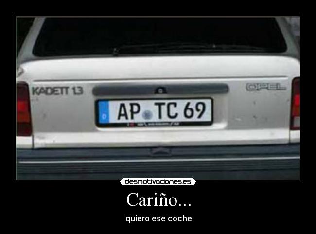 Cariño... - quiero ese coche