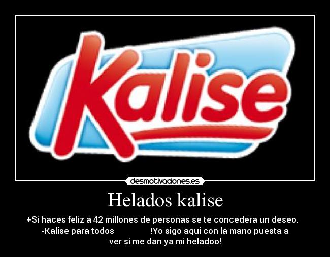 Helados kalise -