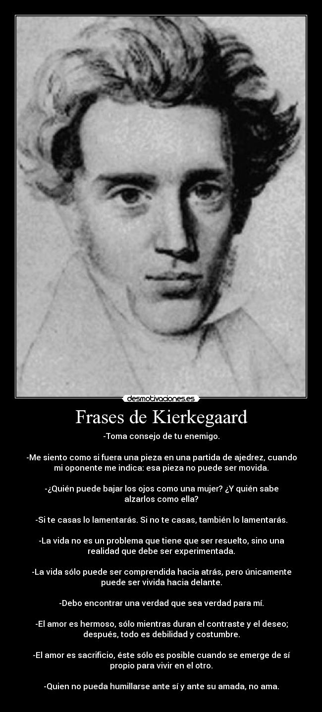 Frases de Kierkegaard -