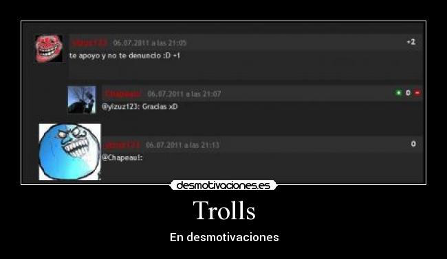 Trolls - En desmotivaciones