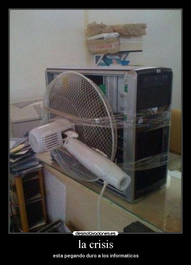 la crisis - esta pegando duro a los informaticos