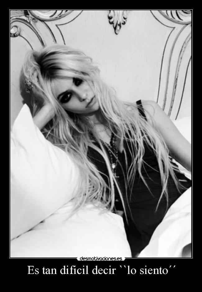 Es tan dificil decir ``lo siento´´ -