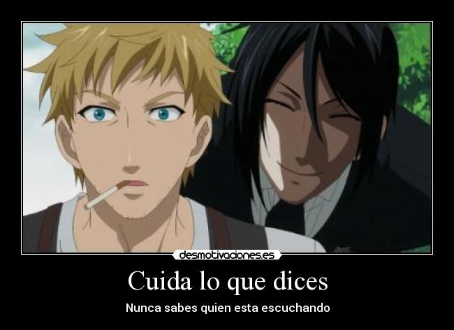 Cuida lo que dices -