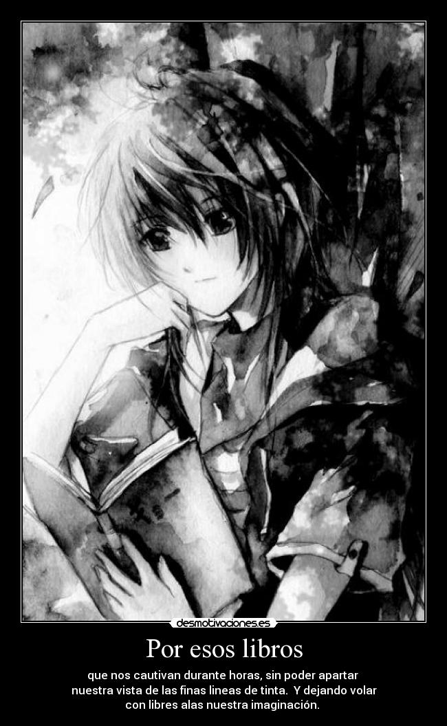Por esos libros -