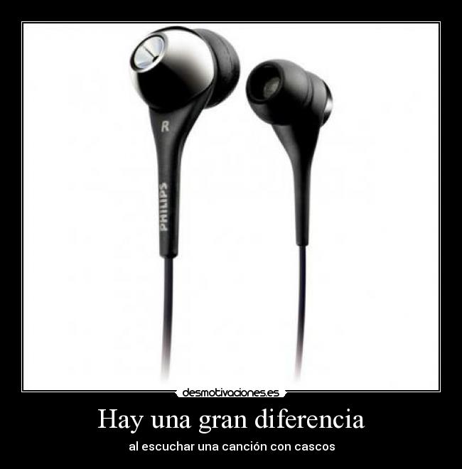 Hay una gran diferencia - 