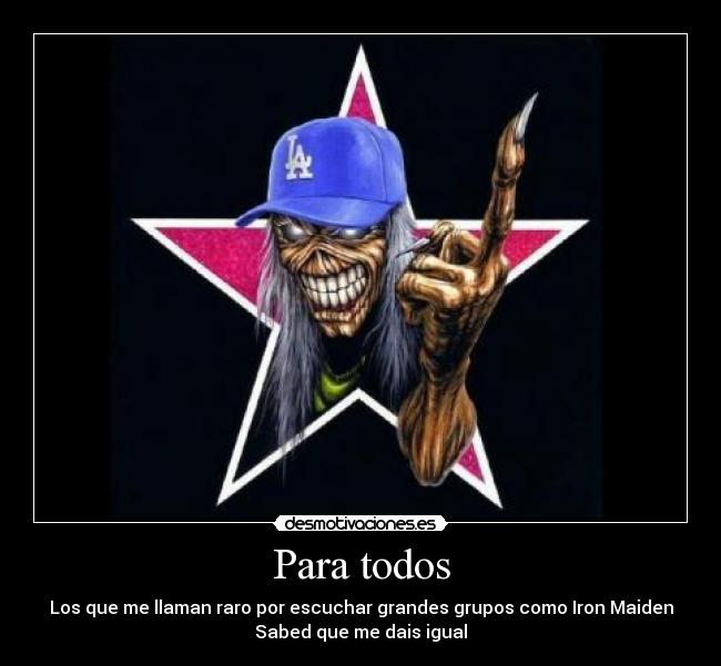 carteles iron maiden desmotivaciones