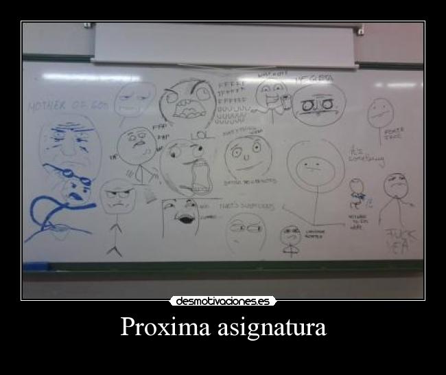 Proxima asignatura - 