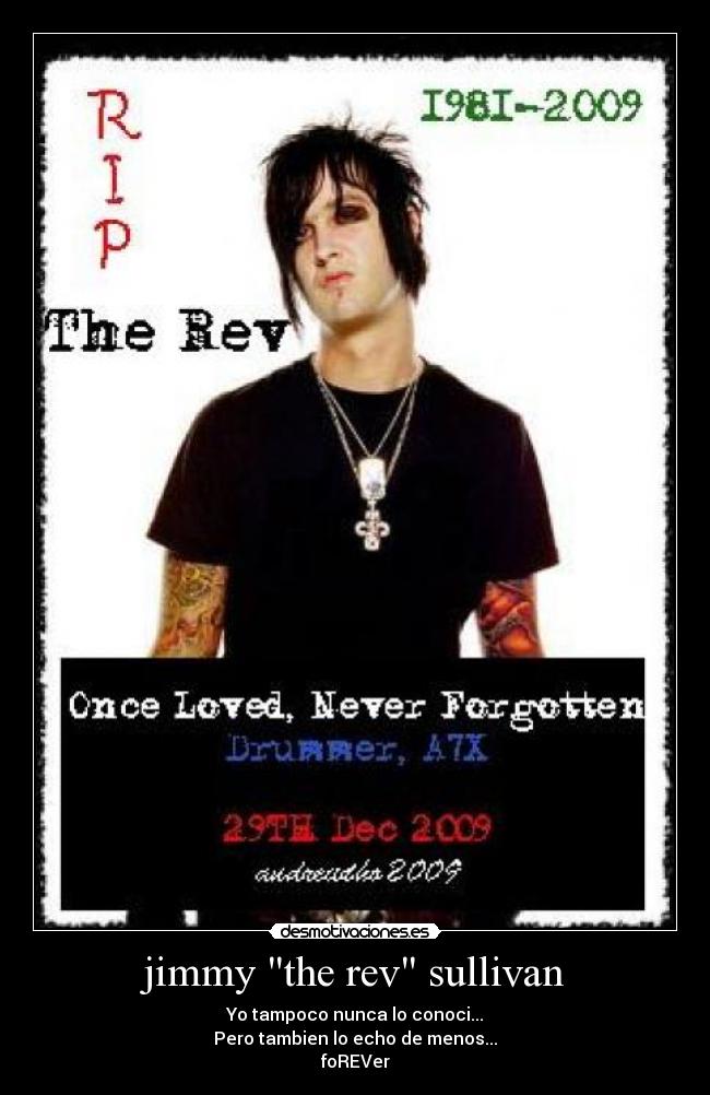 carteles rev avenged sevenfold jimmy sullivan desmotivaciones