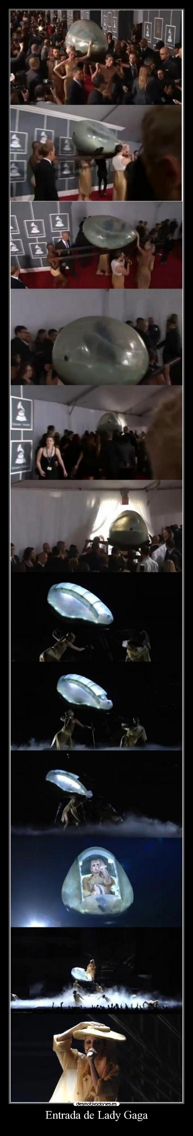 Entrada de Lady Gaga -