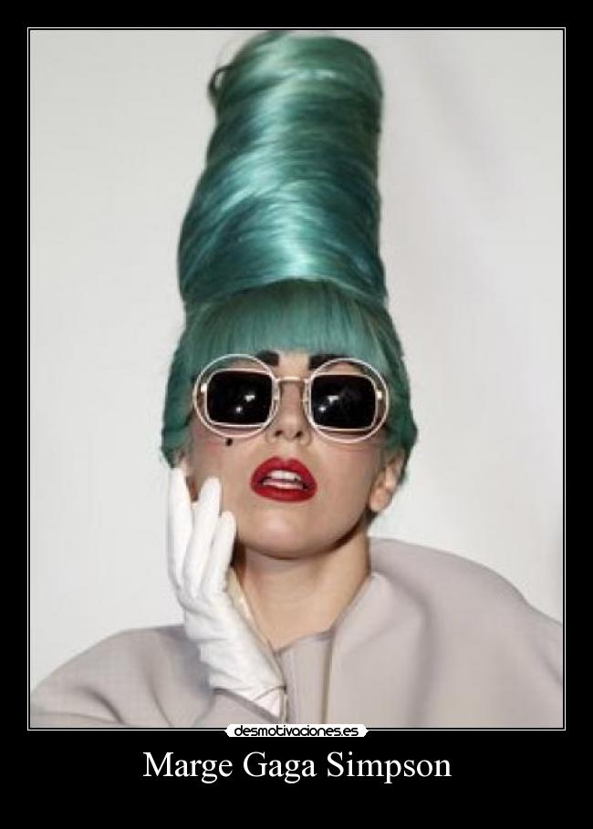 Marge Gaga Simpson -