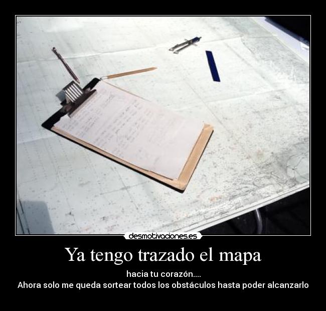 Ya tengo trazado el mapa -