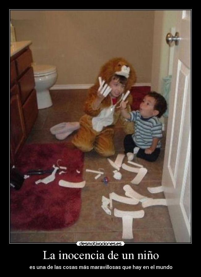La inocencia de un niño -