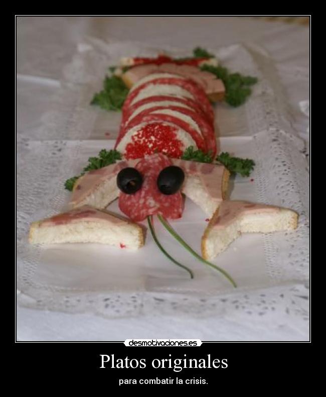 Platos originales -