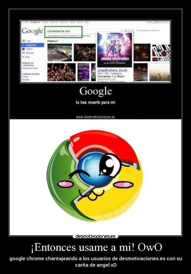 carteles google crhome desmotivaciones