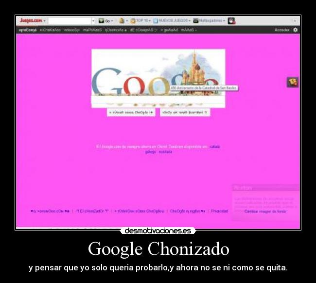 Google Chonizado -