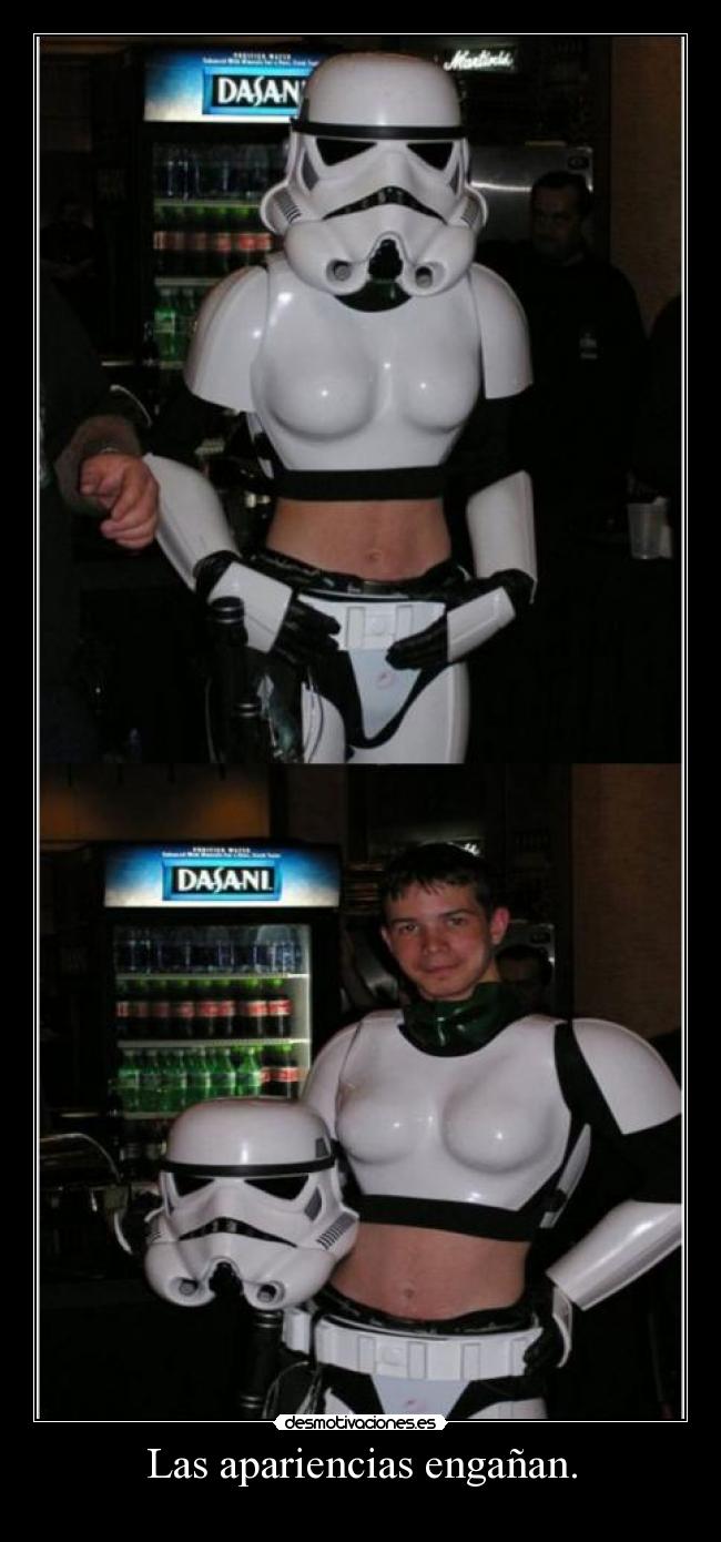 Las apariencias engañan. -