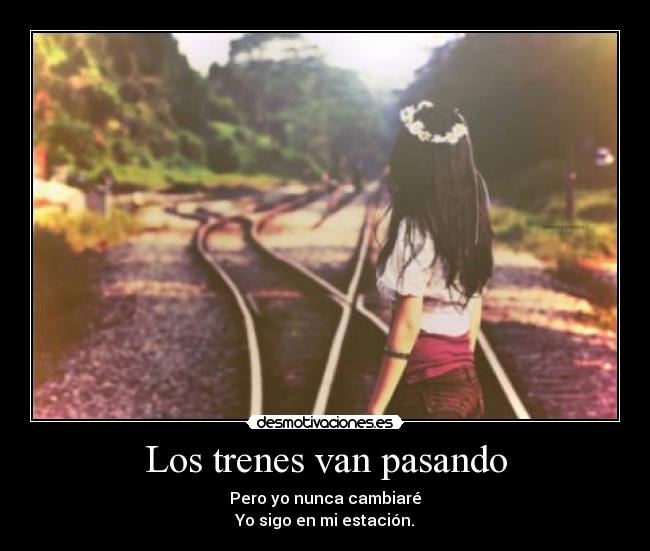 Los trenes van pasando -